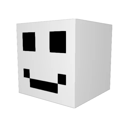 IvannnO6 Minecraft avatar head, 3D render