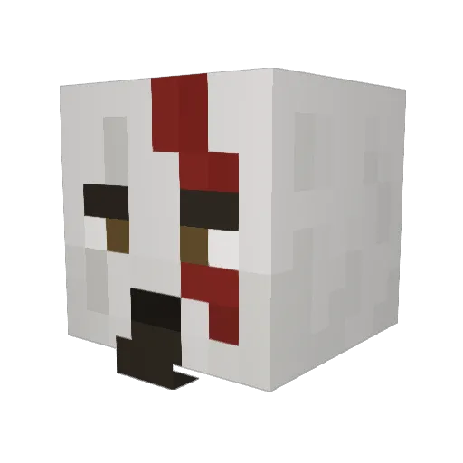 Ivanos2008 Minecraft avatar head, 3D render