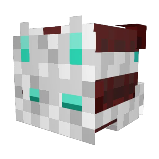 Ivanox Minecraft avatar head, 3D render