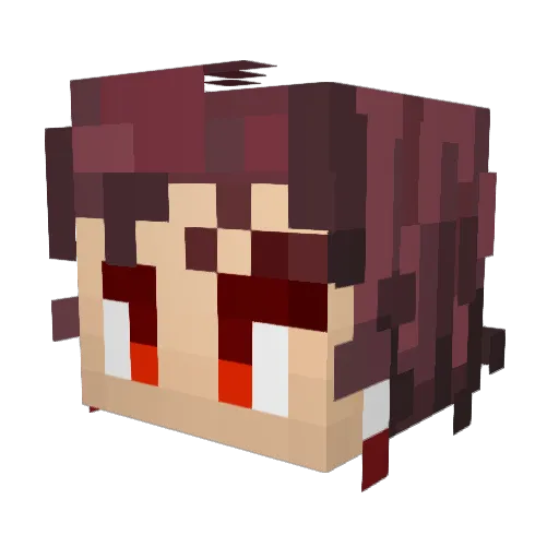 Ivanshd Minecraft avatar head, 3D render