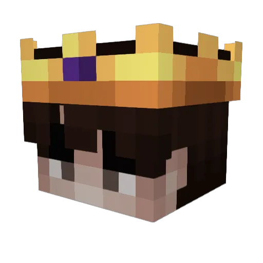 Ivanxiri Minecraft avatar head, 3D render