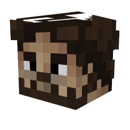 IvarXDIvar Minecraft avatar head, 3D render