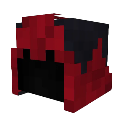 IvariPoiss Minecraft avatar head, 3D render