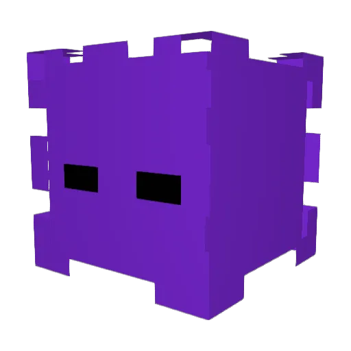 Ivask Minecraft avatar head, 3D render