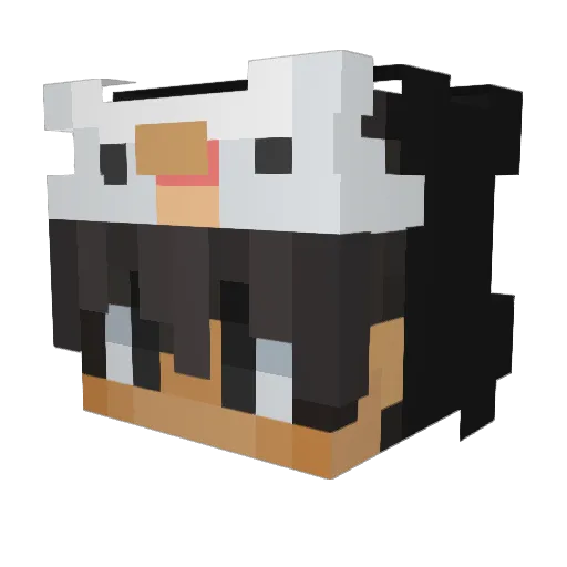 Ivco Minecraft avatar head, 3D render