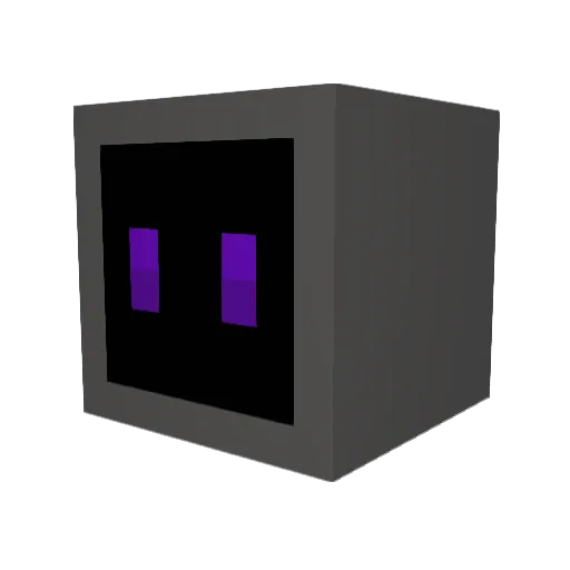 Ivelchen Minecraft avatar head, 3D render