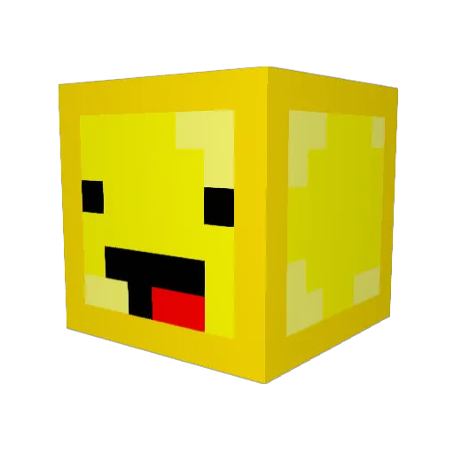 IverElias Minecraft avatar head, 3D render