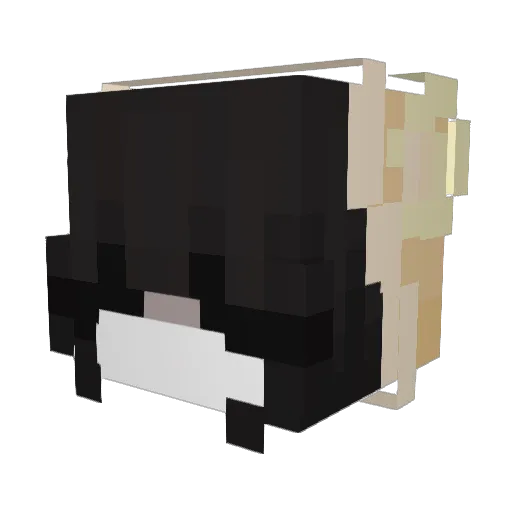 Iveyy_ Minecraft avatar head, 3D render