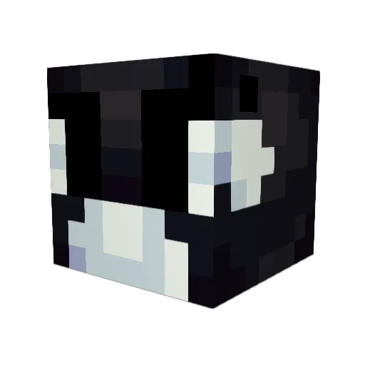 Iviya Minecraft avatar head, 3D render