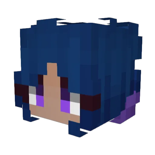 Ivo344 Minecraft avatar head, 3D render