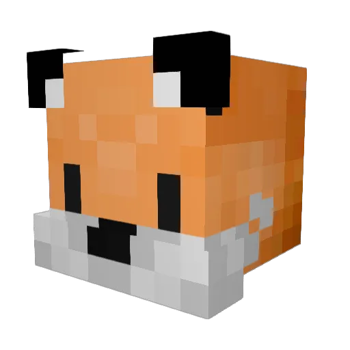 IvoFrost Minecraft avatar head, 3D render