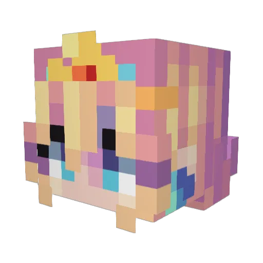 IvoMetallix Minecraft avatar head, 3D render