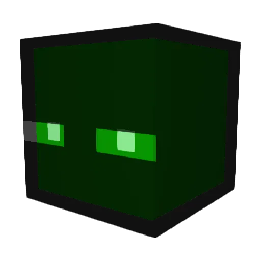 Ivoion Minecraft avatar head, 3D render