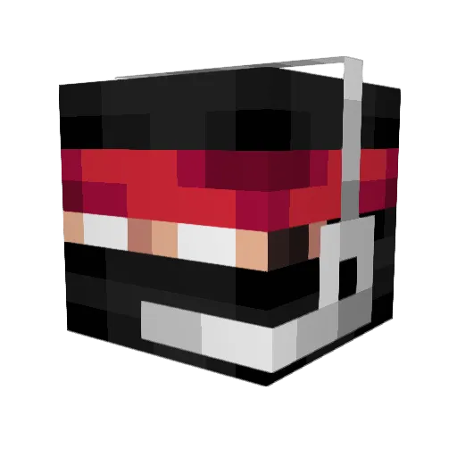 Ivolg_Gfer Minecraft avatar head, 3D render