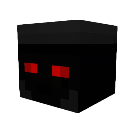 Ivolice Minecraft avatar head, 3D render
