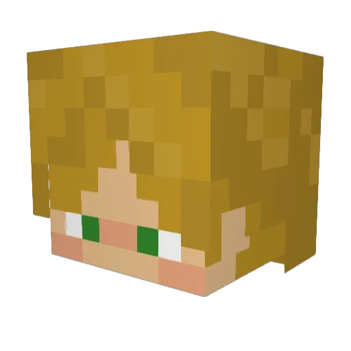 IvonaIvonaIvona Minecraft avatar head, 3D render