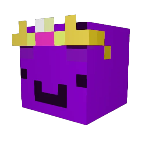 Ivoox11 Minecraft avatar head, 3D render