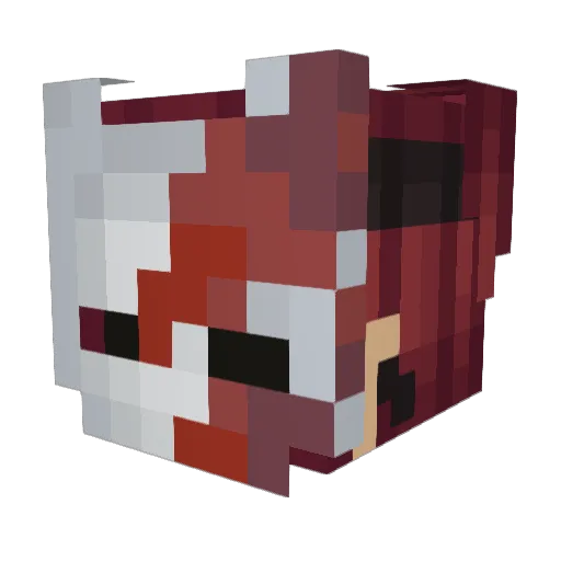Ivoras Minecraft avatar head, 3D render