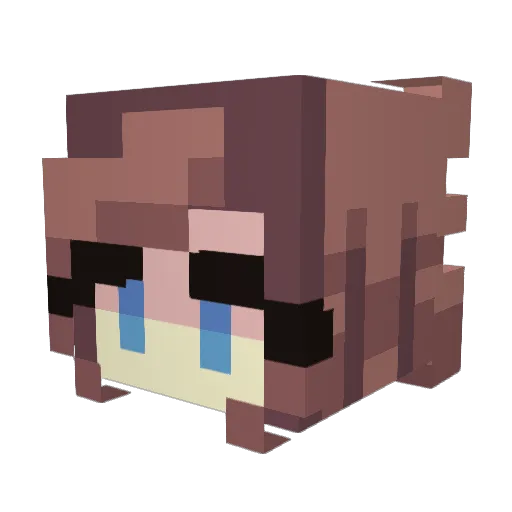 IvortexDe Minecraft avatar head, 3D render