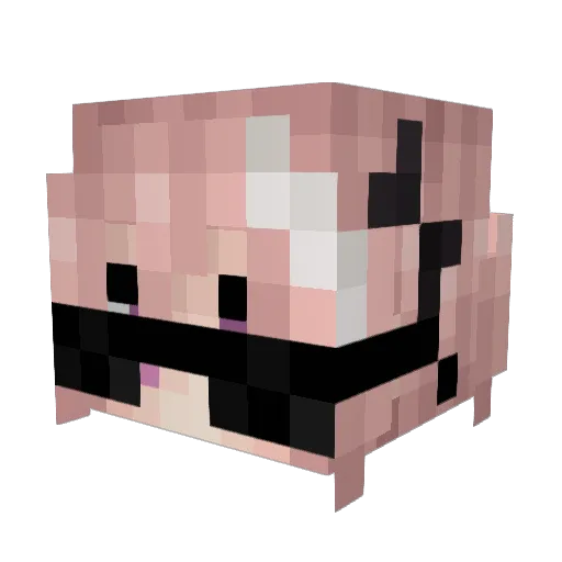 Ivory7557 Minecraft avatar head, 3D render