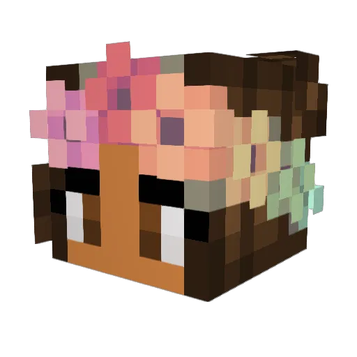 IvorySupreme Minecraft avatar head, 3D render