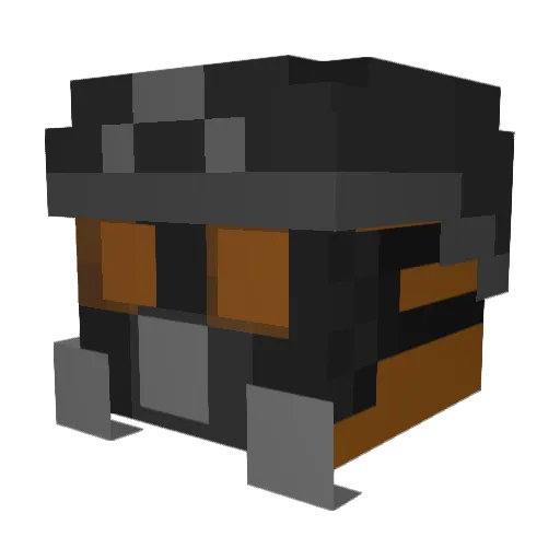 IvoryUwU Minecraft avatar head, 3D render