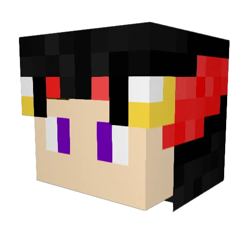 Ivory_Nargie Minecraft avatar head, 3D render