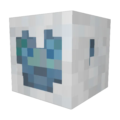 Ivory_keys Minecraft avatar head, 3D render