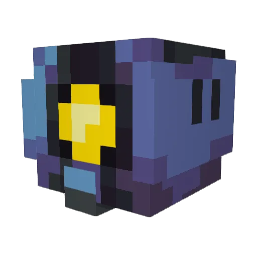 Ivorye0 Minecraft avatar head, 3D render