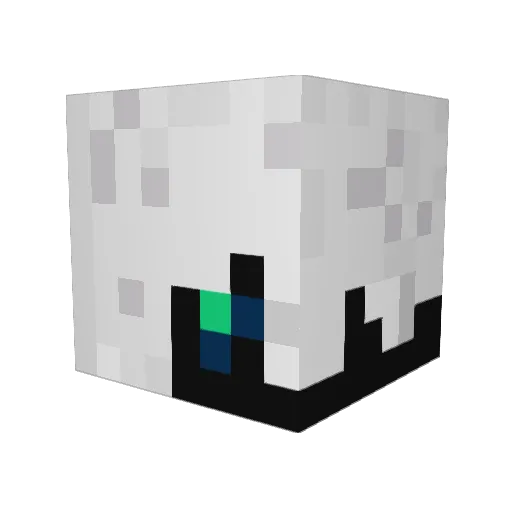Ivorytax123 Minecraft avatar head, 3D render