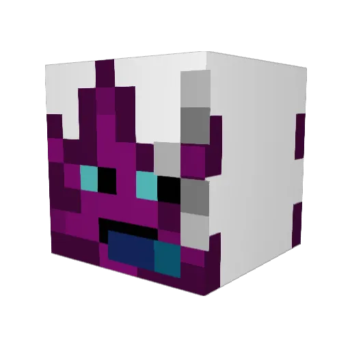 Ivsikk Minecraft avatar head, 3D render