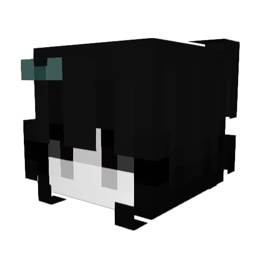 Ivuren Minecraft avatar head, 3D render