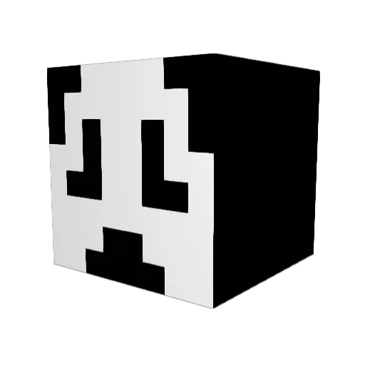 IvxnWKS Minecraft avatar head, 3D render