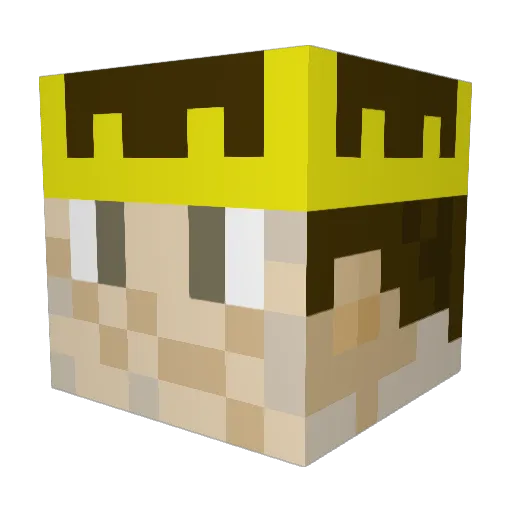 Ivy6547 Minecraft avatar head, 3D render