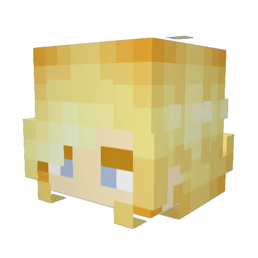 IvyHav3n Minecraft avatar head, 3D render