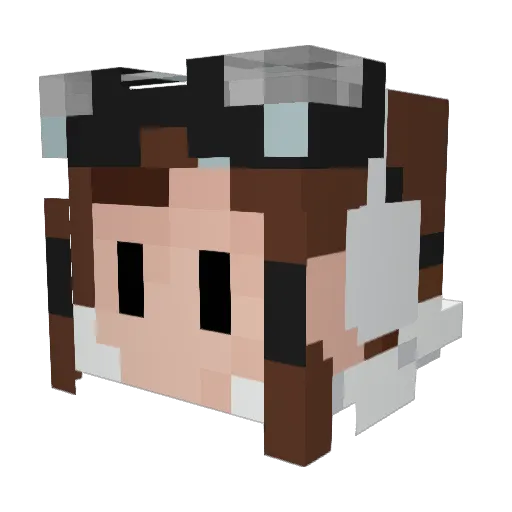 IvyHooper_ Minecraft avatar head, 3D render