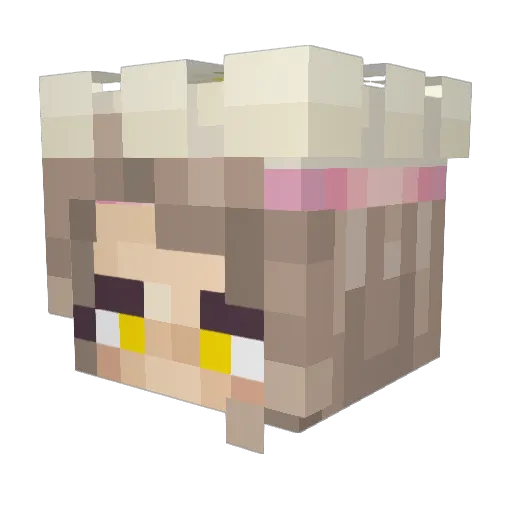 IvyNatureNerd Minecraft avatar head, 3D render