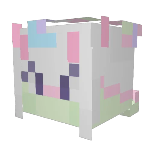 IvyWormie Minecraft avatar head, 3D render