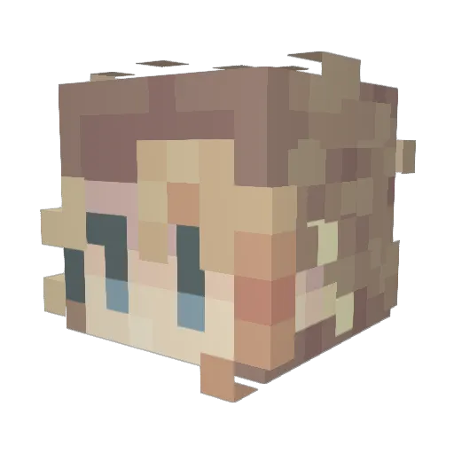 Ivy_legacy13 Minecraft avatar head, 3D render