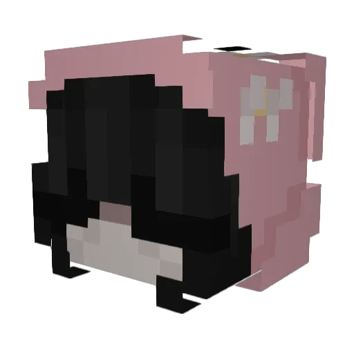 Ivy_the_mochi Minecraft avatar head, 3D render