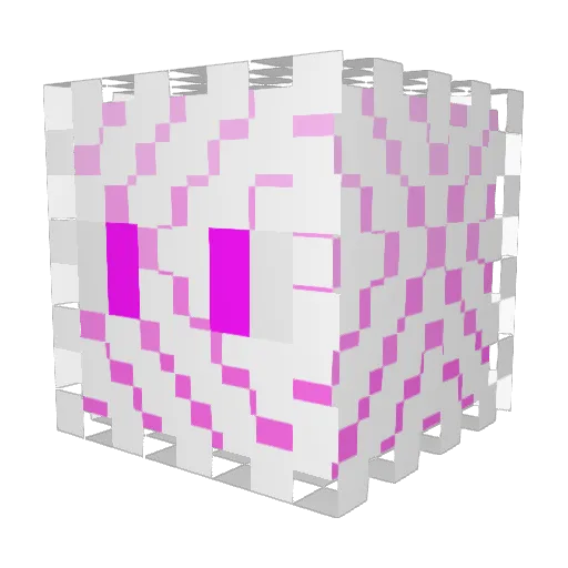 Ivy_tv13 Minecraft avatar head, 3D render