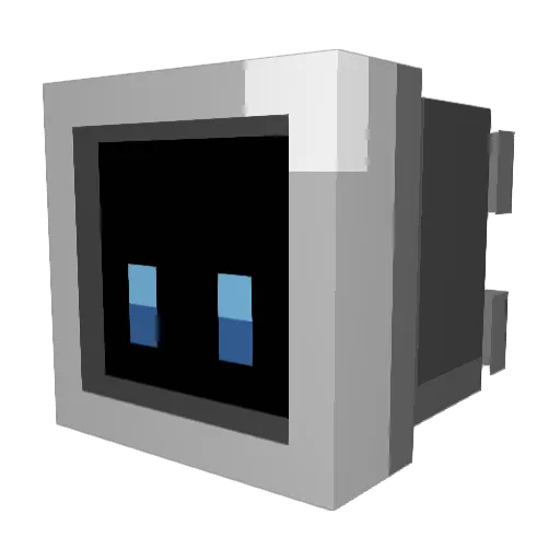 Iwanhag_ Minecraft avatar head, 3D render