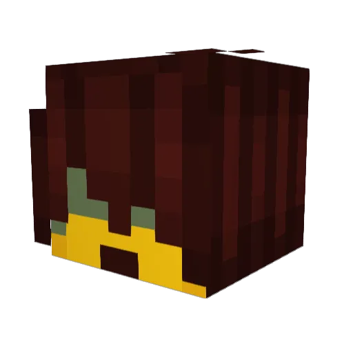 Iwant_bread Minecraft avatar head, 3D render