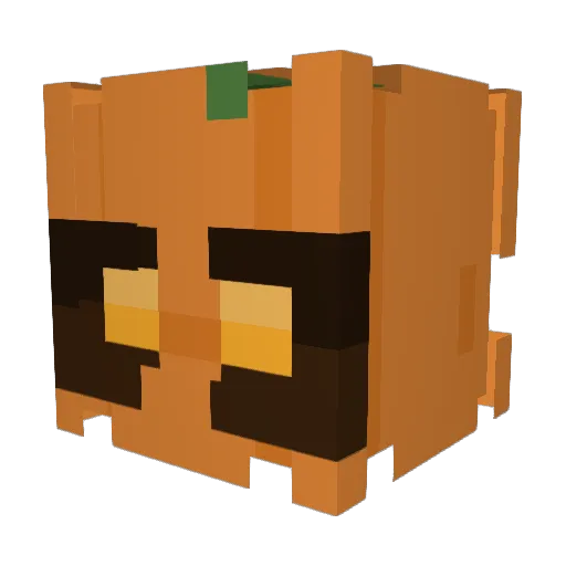 Iwhackbabies Minecraft avatar head, 3D render