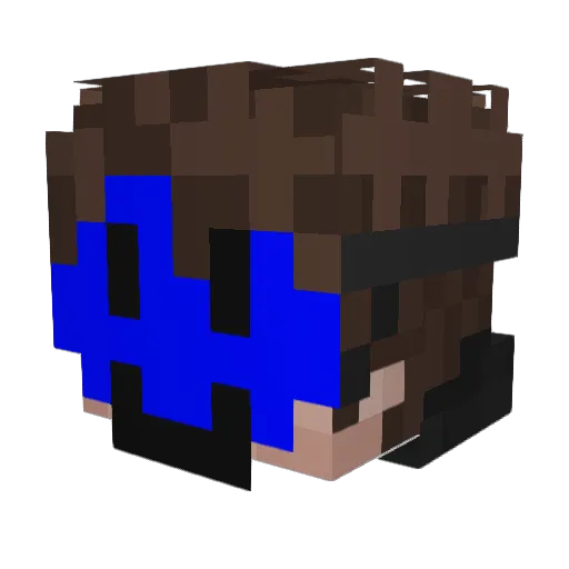 Minecraft-Avatar von IwoMC: Kopf als 3D-Render