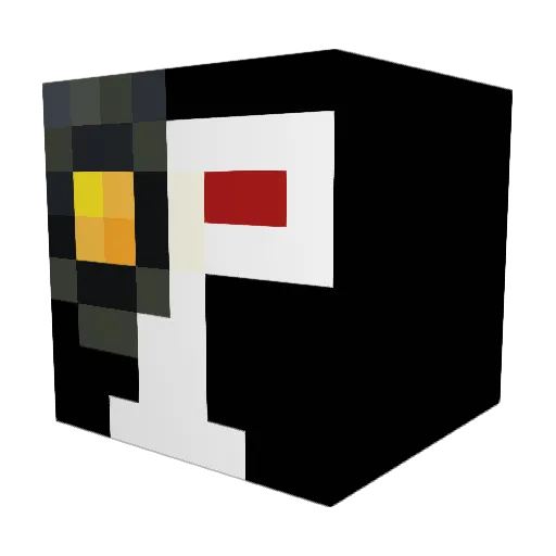 IwoMugaMuga Minecraft avatar head, 3D render