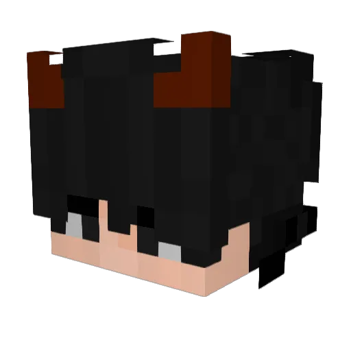 IxA03 Minecraft avatar head, 3D render