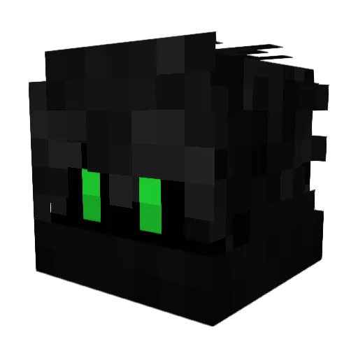 IxBaDeR_ Minecraft avatar head, 3D render