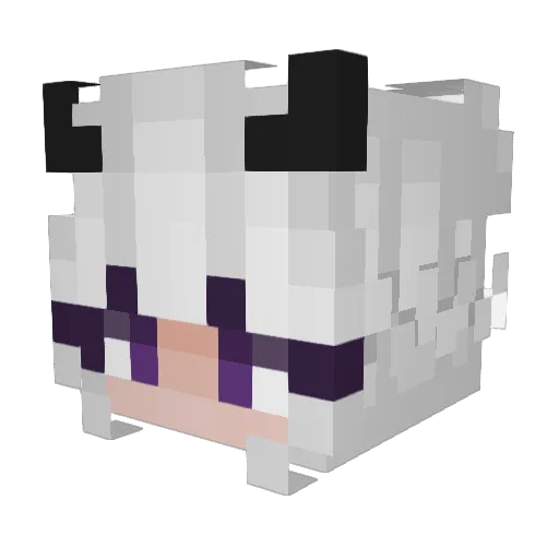 IxCHARLOTTExI Minecraft avatar head, 3D render