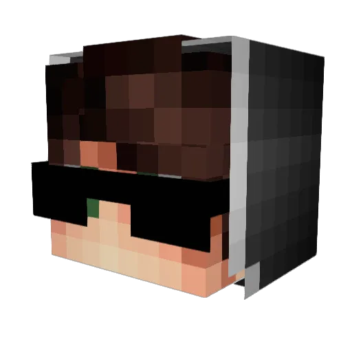 IxClaarity_ Minecraft avatar head, 3D render